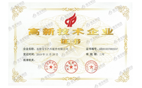 重點高新技術(shù)企業(yè)