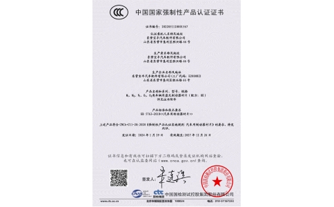 中國國家強制性認(rèn)證證書